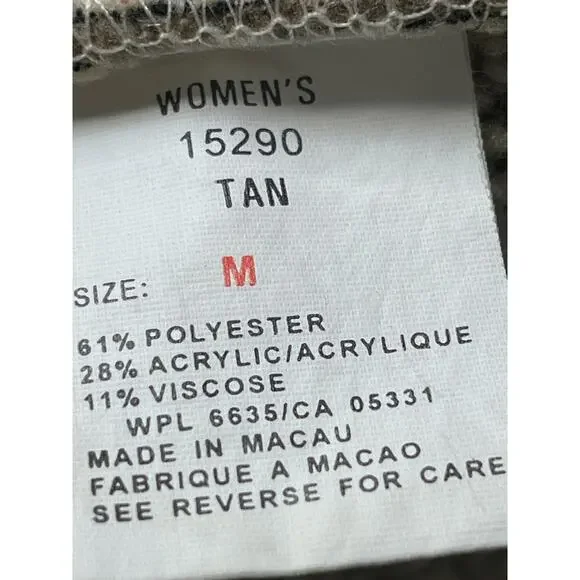 Woolrich Fleece Vest Women’s Large Browns Full Zip Outdoor SOFT Size Medium - Picture 6 of 7